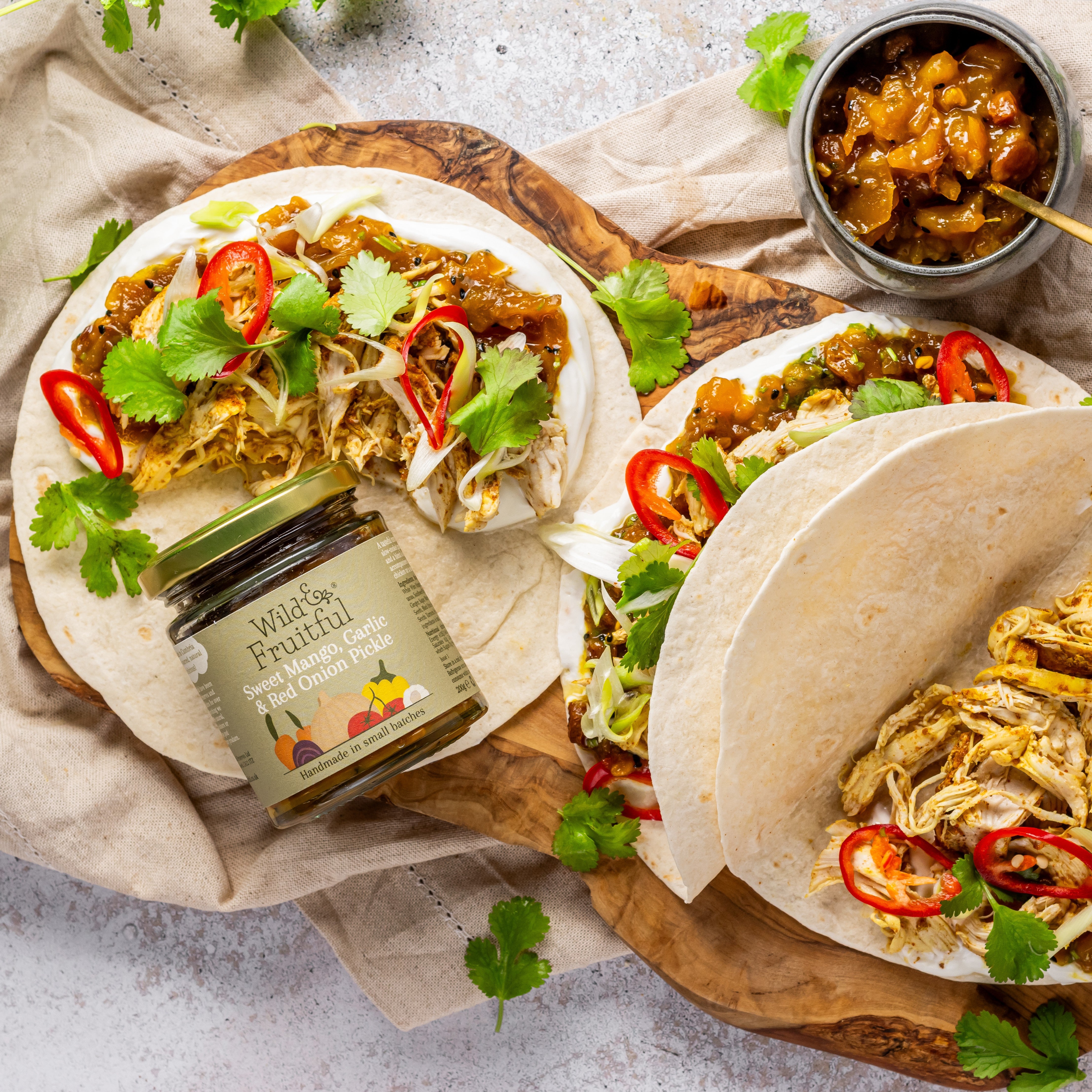 Sweet Mango, Garlic & Red Onion Pickle