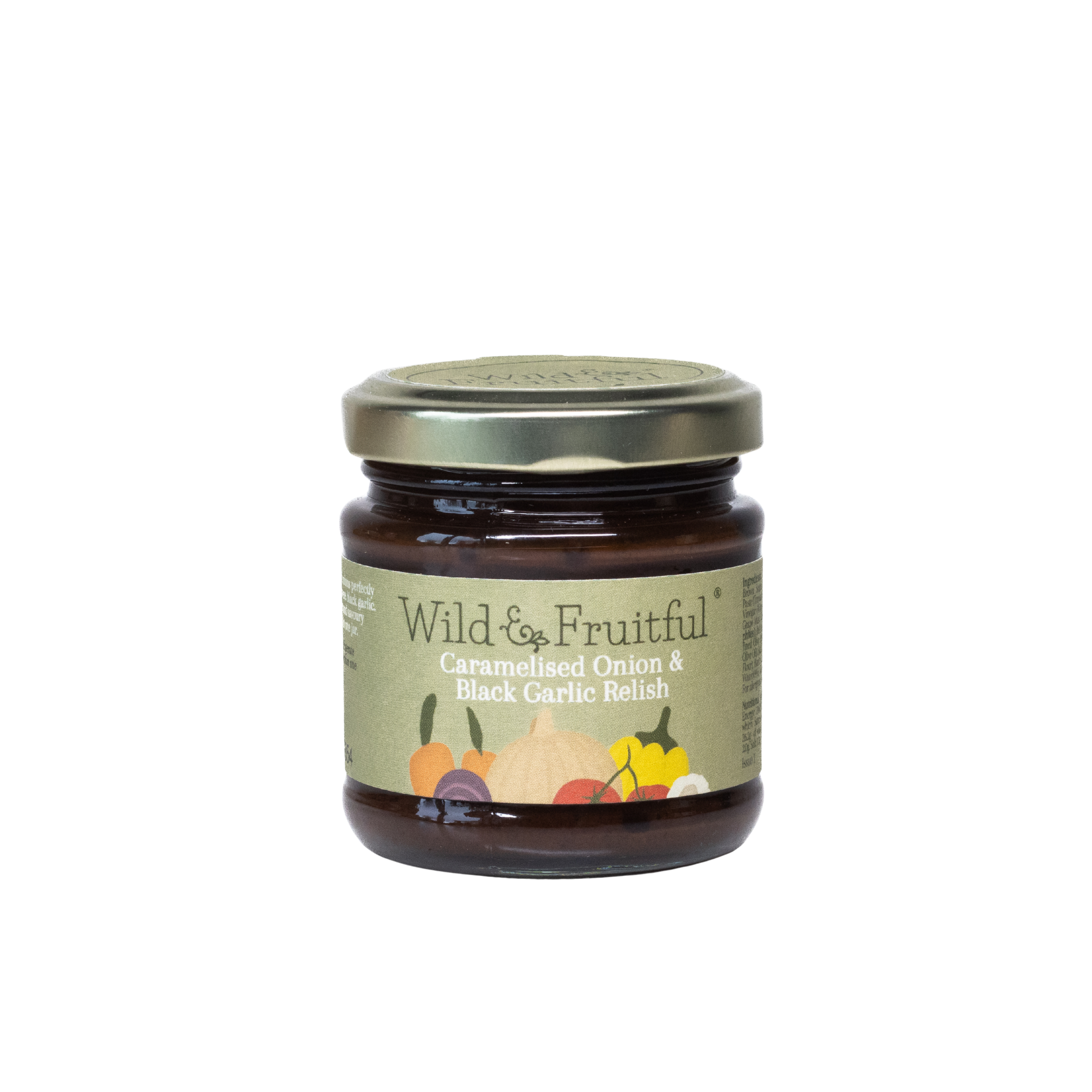 Caramelised Onion & Black Garlic Relish Half Jar