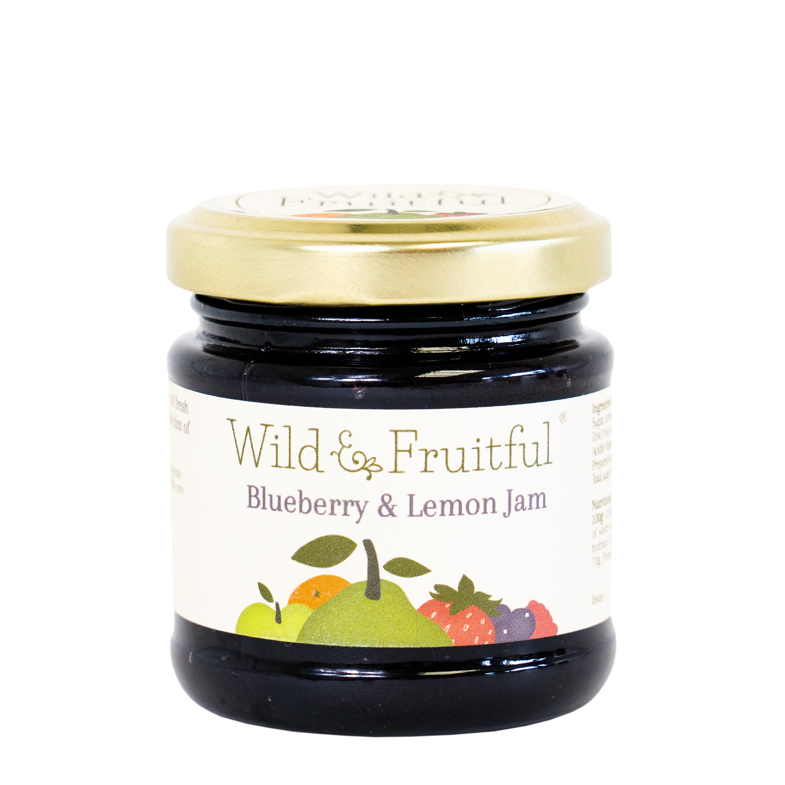 Blueberry & Lemon Jam Half Jar