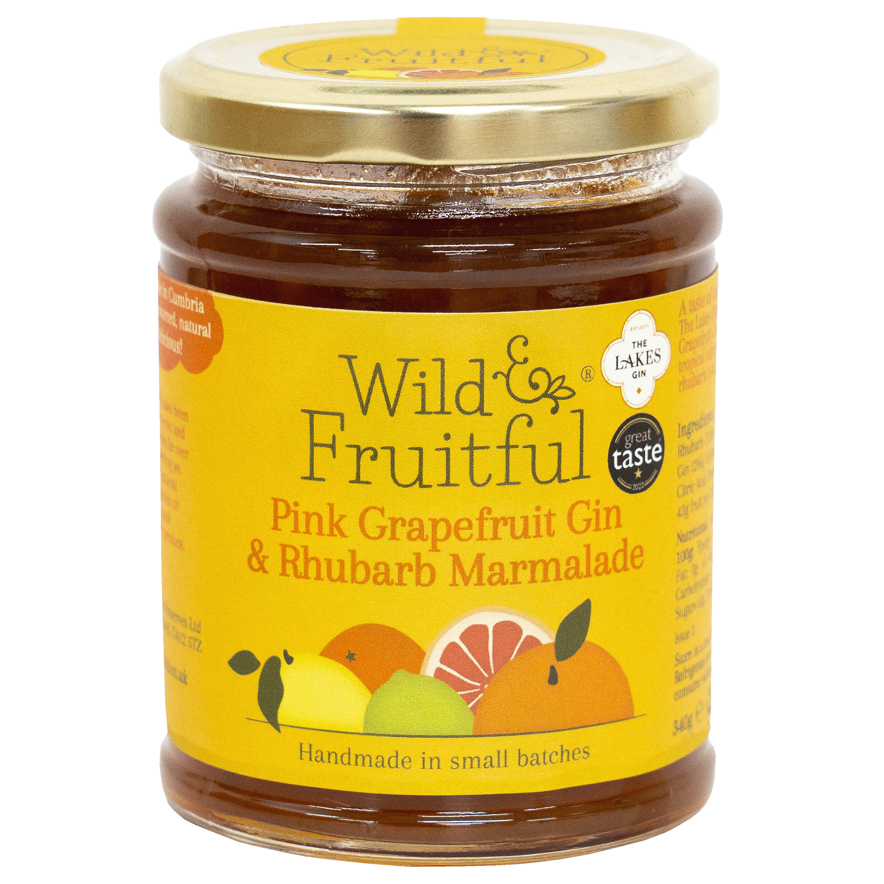 Pink Grapefruit Gin & Rhubarb Marmalade