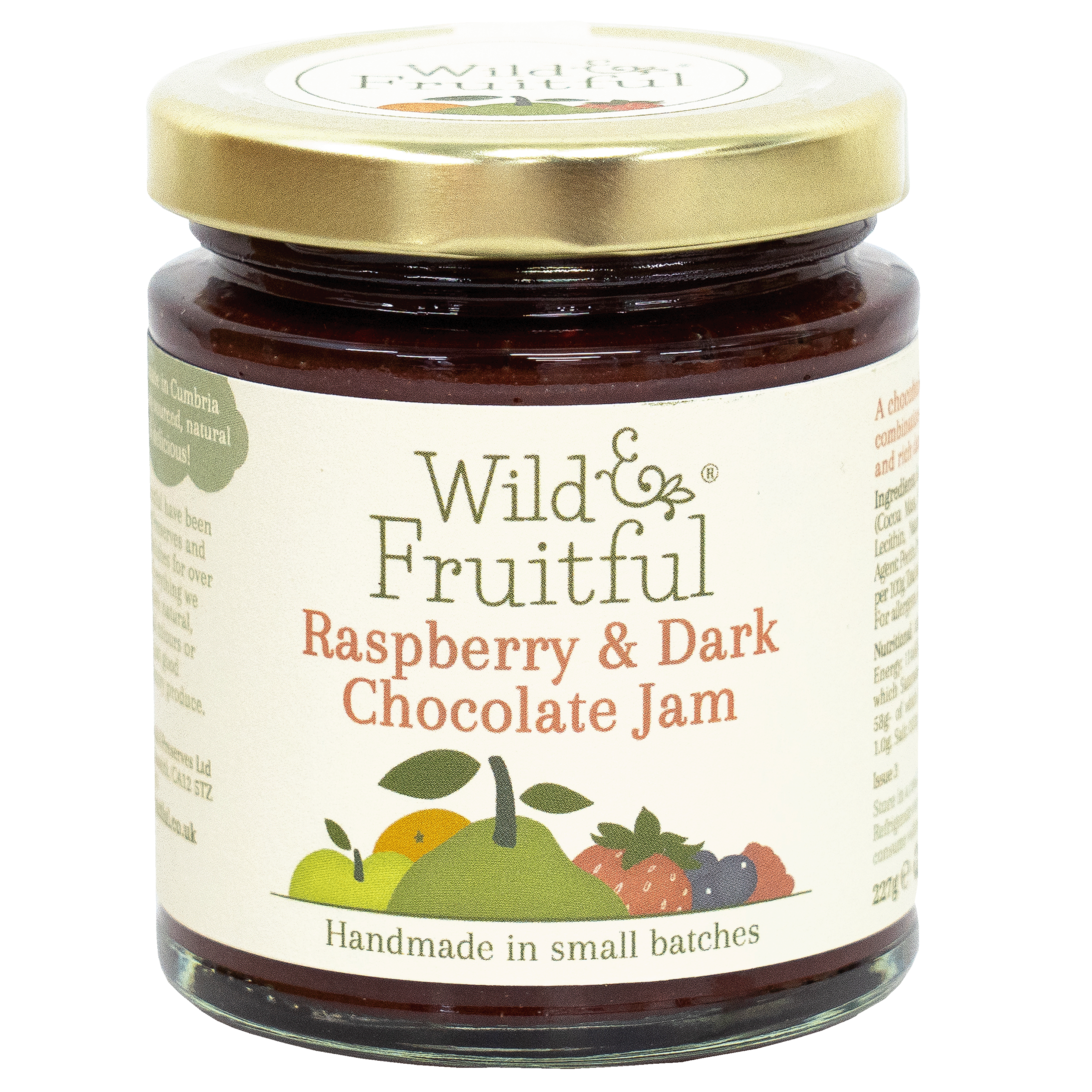 Raspberry & Dark Chocolate Jam – Wild and Fruitful